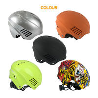 Casque portable pour adultes de marque réputée, coque ABS argentée brillante, pour sports nautiques, roller, scooter, skateboard, escalade