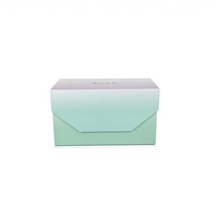 Boîte en carton rigide portable avec fermeture magnétique personnalisée, gaufrage mat, revêtement UV, forme de cœur pour cosmétiques, parfums, bijoux