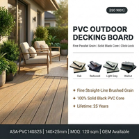 Revêtement de sol en PVC contemporain lisse à clipser pour extérieur, jardin, terrasse, parc, écologique, antidérapant, ignifuge, imperméable, garantie 5 ans