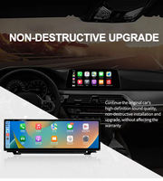 Reproductor Multimedia para Automóvil con Sistema Linux de 14.9 Pulgadas para BMW Serie 5 F10 F11 CIC NBT, Navegación GPS, Radio, CarPlay Inalámbrico, Android Auto