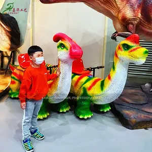 Equipo de Parque de Atracciones personalizado para 2 personas, máquina de juegos de dinosaurios para niños, a la venta