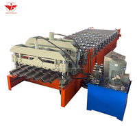 Contrôle automatique de PLC de machine de panneau de toit de tuile vitrée à une couche état utilisé pour des industries de machines de fabrication de tuile