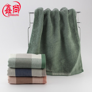 Toalla Facial a Cuadros de Algodón 35x75 cm, Suave y Absorbente para Uso Doméstico - Product Image 3