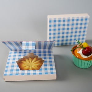 Sunshine Christmas Personal Customization Printing Gift 3 Grid Cookies <b>Box</b> <b>Brown</b> Kraft Paper Sliding Mooncake Pastry Cookies <b>Box</b> - Product Image 6