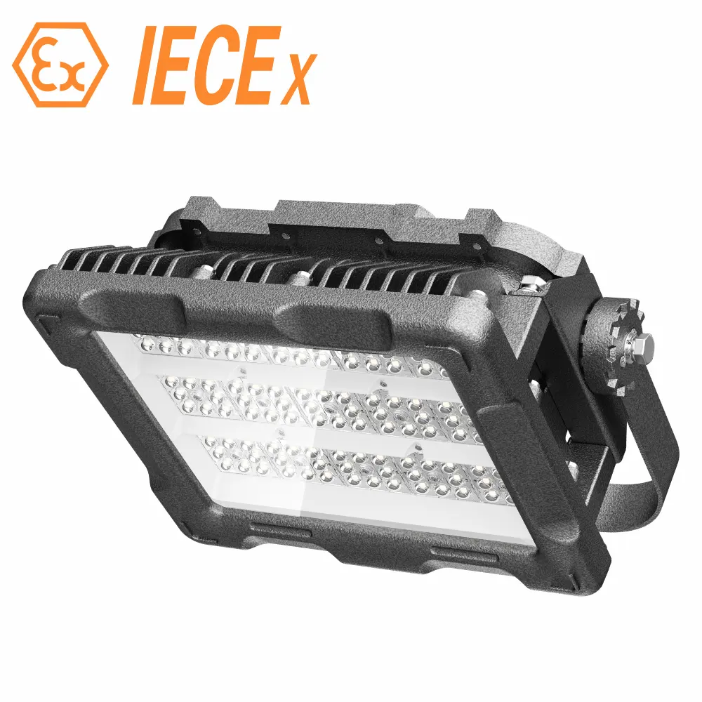 ATEX IECEX 광업 Led 폭발 방지 점화 먼지 폭발 방지 100W LED 홍수 빛