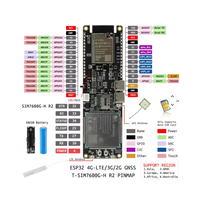 Carte de développement ESP32 SIM7600G/E/SA/NA, module de communication 4G LTE, positionnement GPS, Wi-Fi, BLE compatible pour le suivi IoT SIM7600SA-H