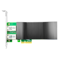 Kartu Ethernet Gigabit PoE Port Ganda Intel I350 1000M 2 Port RJ45 Adaptor LAN PCI-E X4 Kartu Jaringan Server untuk Desktop IPC