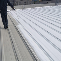 Peinture de revêtement de toiture liquide à base d'acrylique résistant à la chaleur avec protection anti-UV Application au pinceau