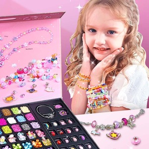 2024, superventas <span class=keywords><strong>para</strong></span> <span class=keywords><strong>niñas</strong></span>, 3 en 1, joyero con cuentas DIY, collar de juguete, pulsera decorativa, juguetes <span class=keywords><strong>para</strong></span> <span class=keywords><strong>niñas</strong></span> - Product Image 2
