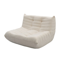 Canapé Caterpillar sans cadre 2 places, compressé sous vide, style nordique, pour balcon et salon, vente en gros par conteneur complet