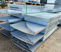 Grille en acier galvanisé HDG GI avec revêtement en zinc pour passerelle, plateforme, sol