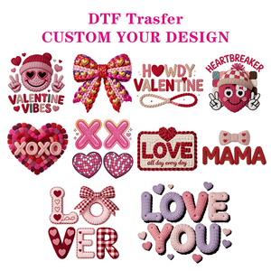 Digital Printing Love You DTF Transfer Design Ready To Press <b>Happy</b> Valentine'S Day 3D DTF Transfers Designer - Product Image 1