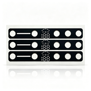 Oem Custom Wireless Heating <b>Pad</b> Control Panel Membrane Switch Sticker Battery Timer Cycle Power Icon Pvc Pet <b>Adhesive</b> - Product Image 5