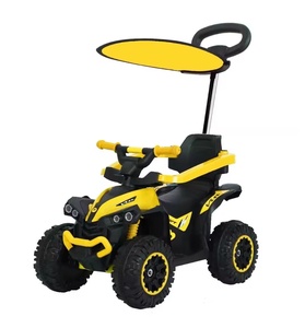 Coche de juguete para niños de fábrica china, de <span class=keywords><strong>cuatro</strong></span> ruedas, con parasol para uso exterior, ruedas pequeñas, accionado con los pies, precio económico. - Product Image 6