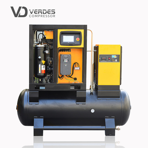 VERDESAIR 37kw 22kw 15kw 11kw เครื่องอัดอากาศแบบสกรูโรตารี่อุตสาหกรรม 8 บาร์ 10 เครื่อง พร้อมเครื่องทำลมแห้งแบบรวมในตัว - Product Image 2