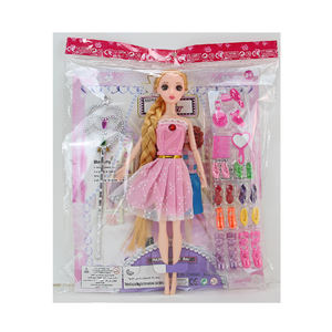 卸売30cm PVC 3Dリアルアイファッション人形セットミックス & マッチスタイルウィッグ、クマ、メガネ & 魔法の杖アクセサリー女の子用 - Product Image 6