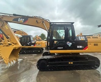 Excavatrice sur chenilles Caterpillar 323D2L d'occasion, 23 tonnes, moteur Cat C7.1 ACERT, pour travaux de terrassement et de construction 323