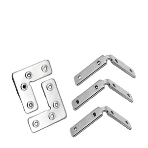 Accesorios para el Hogar, Soporte de Esquina en Forma de L de Acero Inoxidable, para Conexión de Escritorios, para Cocina y Comedor - Product Image 1
