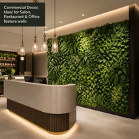 Panneau mural végétal artificiel Milan Grass pour devanture de magasin, balcon, jardin, clôture, mur de fond vert intérieur, décoration paysagère