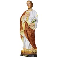 Figurine en résine Joseph de 30 cm, statue artisanale pour meuble TV ou table, Chine, Noël/Fête du Printemps