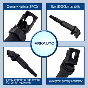 Bobina de Encendido ARKAUTO 12137594937 UF592 para BMW Serie 1 <span class=keywords><strong>2</strong></span> 3 4 5 6 7 X1 X2 X3 X4 X5 X6 X7 M POWER N20 N16 N52 N55 S55 N63 N73 N74 - Product Image 2