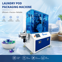 Machine d'emballage sous vide industrielle Polyva pour les capsules de lessive liquides, ligne de production et d'emballage de capsules de détergent 3 en 1