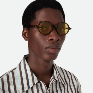 Gafas de Sol Redondas Retro Bottega, Montura de Acetato, Protección UV400, Gafas de Moda para Hombre y Mujer, VenetaBV - Product Image 2