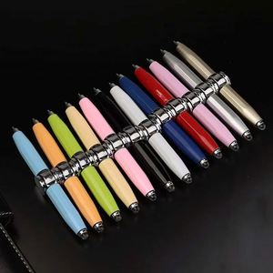 3 in 1 Business Metal Ballpoint Pen Fidget Spinner Rotating Pen with <b>LED</b> Light Custom Metal Pens for Children and As Gifts - Product Image 3
