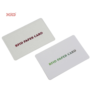 Hot phổ biến NFC thẻ thông minh ntag 213 ntag 215 ntag 216 RFID HF in thẻ giấy cho kinh doanh thẻ giấy - Product Image 1