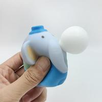 Éléphant à bulles de décompression avec musique - Jouet à bulles créatif et mignon pour enfants, qui peut cracher des bulles