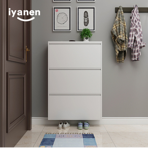 Bán Hot Giá Rẻ Phong Cách Hiện Đại Thép Trắng Đồ Nội Thất Nhà Lưu Trữ Kim Loại Giày Tủ/Giày Kệ/Thép Giày Rack - Product Image 2