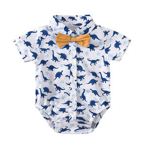 Ensemble de vêtements pour bébé de haute qualité, veste matelassée à boutons pour garçons, vêtements d'été, vente en gros de t-shirts - Product Image 6