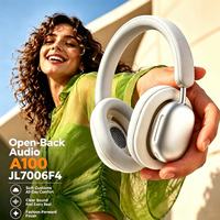 Casque sans fil A100 à réduction de bruit active, haut-parleurs stéréo 40 mm, léger et pliable pour les voyages et l'usage quotidien