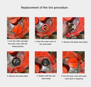 เครื่องปลูกเมล็ดแบบเข็นด้วยมือ รุ่นใหม่ กล่องเกียร์ธรรมดา สำหรับปลูกข้าวโพดและฝ้าย ความแม่นยำสูง ปลูก<span class=keywords><strong>ผัก</strong></span>และหัวหอม 1 แถว - Product Image 3