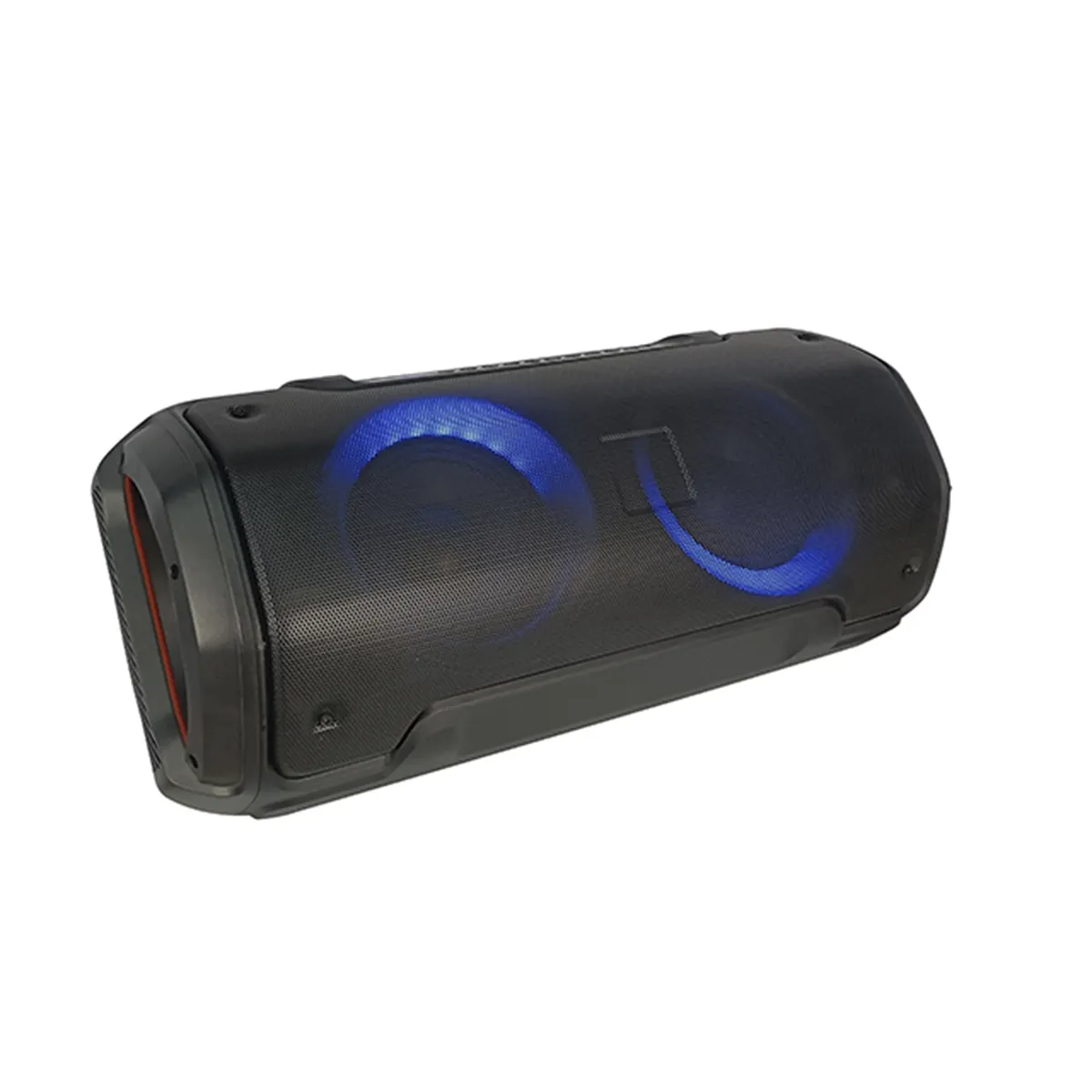 T Speaker Portabel Double 6.5 inci, Newbie, lampu RGB, koneksi Bluetooth, Radio FM, fungsi Radio, Speaker portabel genggam