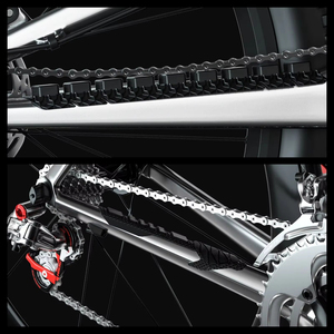 3D <span class=keywords><strong>MTB</strong></span>公路自行车硅胶链条自行车车架护板自粘自行车车架护板防刮擦配件 - Product Image 3