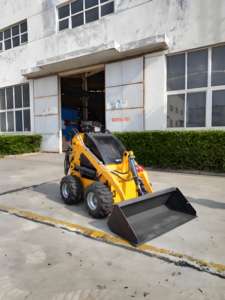 460 onesto Multi funzionale Mini Skid Steer Loader HM460 con secchio automatico livellamento frontale caricatore per la vendita - Product Image 5