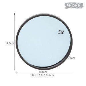 <span class=keywords><strong>Espejo</strong></span> Cosmético Redondo Pequeño con <span class=keywords><strong>Ventosa</strong></span> de Plástico y Logotipo Personalizado, con <span class=keywords><strong>Aumento</strong></span> de 5X para <span class=keywords><strong>Baño</strong></span> - Product Image 3
