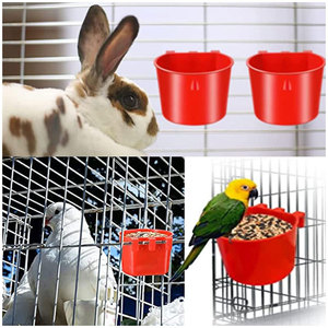 ידידותי לסביבה ציפור פלסטיק ציפור כלוב כוסות עוף ושתה לקערה עבור עוף וירון - Product Image 3