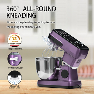 Robot culinaire multifonction Cheftronic SM-A02P 10L avec écran tactile numérique LED, 2200W, 12 vitesses et fonction Pulse, 10L Stan - Product Image 5