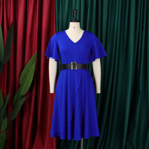 Factory Wholesale <strong>Woman</strong> Flare Sleeve Waist <strong>Belt</strong> <strong>for</strong> <strong>Dresses</strong> African Styles Plus Size Church Formal <strong>Dresses</strong> - Product Image 6