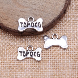 Pendentif Breloque Os de Chien en Alliage de Zinc Métal Mixte <span class=keywords><strong>pour</strong></span> <span class=keywords><strong>Collier</strong></span>, Bracelet, Porte-clés <span class=keywords><strong>pour</strong></span> Animaux de Compagnie, Fournitures d'Artisanat, Étiquette DIY - Product Image 2