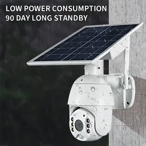 Surveillance Ubox Solar Camera Outdoor 2K 4K Wifi Powered S10 Solar Truck Camera CCTV Wireless 4G Solar Panel Cameras Sim Card