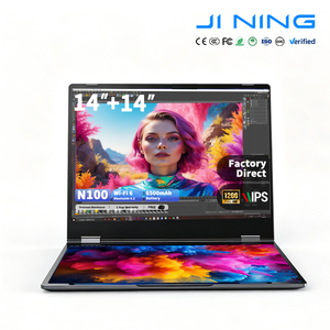โรงงานผลิตแล็ปท็อปหน้าจอสัมผัส 2-in-1 ขนาด 14 นิ้ว โปรเซสเซอร์ N100 Wifi6 พอร์ต Type-C แบบคู่ ฟังก์ชั่นครบถ้วน พร้อมปากกาสไตลัส Mpp2.0 ขายส่งโน้ตบุ๊กพีซี - Product Image 1