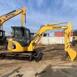Bon prix mini-pelle Komatsu PC55MR utilisée 90% nouvelles machines agricoles durables pour la maison - Product Image 5