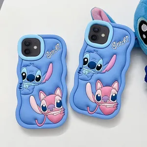 <span class=keywords><strong>Coque</strong></span> souple en silicone Wave <span class=keywords><strong>Stitch</strong></span> pour iPhone 15 14 13 12 11 Pro Plus mini Max Xs <span class=keywords><strong>XR</strong></span> 6 7 8 SE - Product Image 2