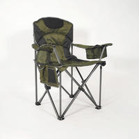 Chaise pliante de jardin, chaise à bras rembourrée de luxe portable, chaise pliante rembourrée de luxe