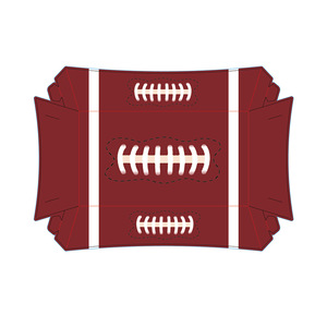 DAMAI Plateaux de fête en papier en forme de bateau pour football, basketball et football américain, pour poulet frit et hamburgers - Product Image 5