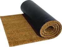 Rouleau de tapis de coco en fibre de coco brune naturelle