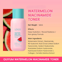 XM Usine Personnalisé Pastèque Niacinamide Toner Haute Qualité OEM ODM Énorme Vente LOGO Hydratant Naturel Toner Pour Le Visage